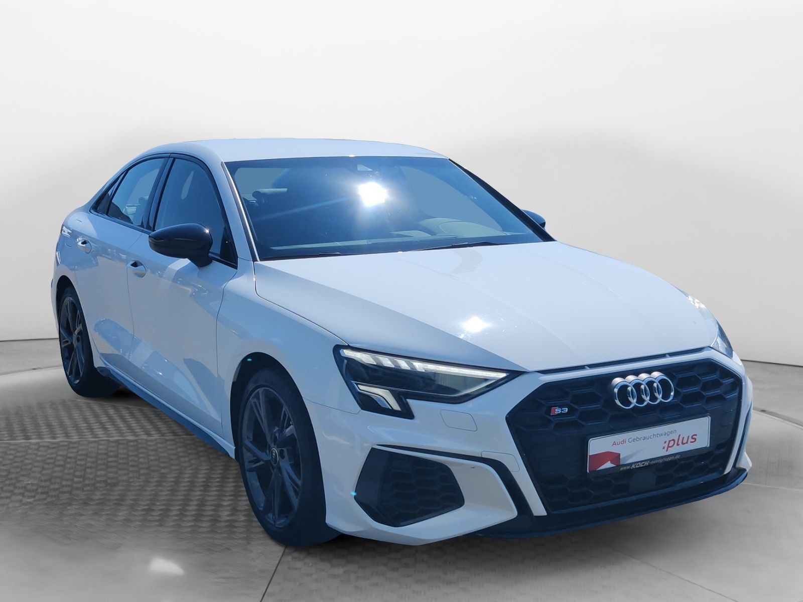 Audi S3 2023 г. Белый, пробег 48300 км