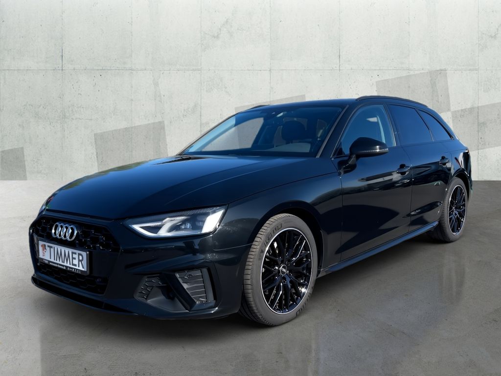 Audi A4 2023 г. Чёрный, пробег 53070 км