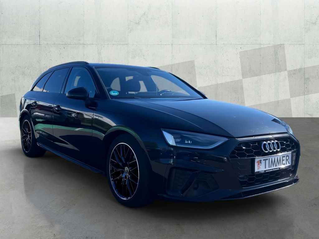 Audi A4 2023 г. Чёрный, пробег 53070 км