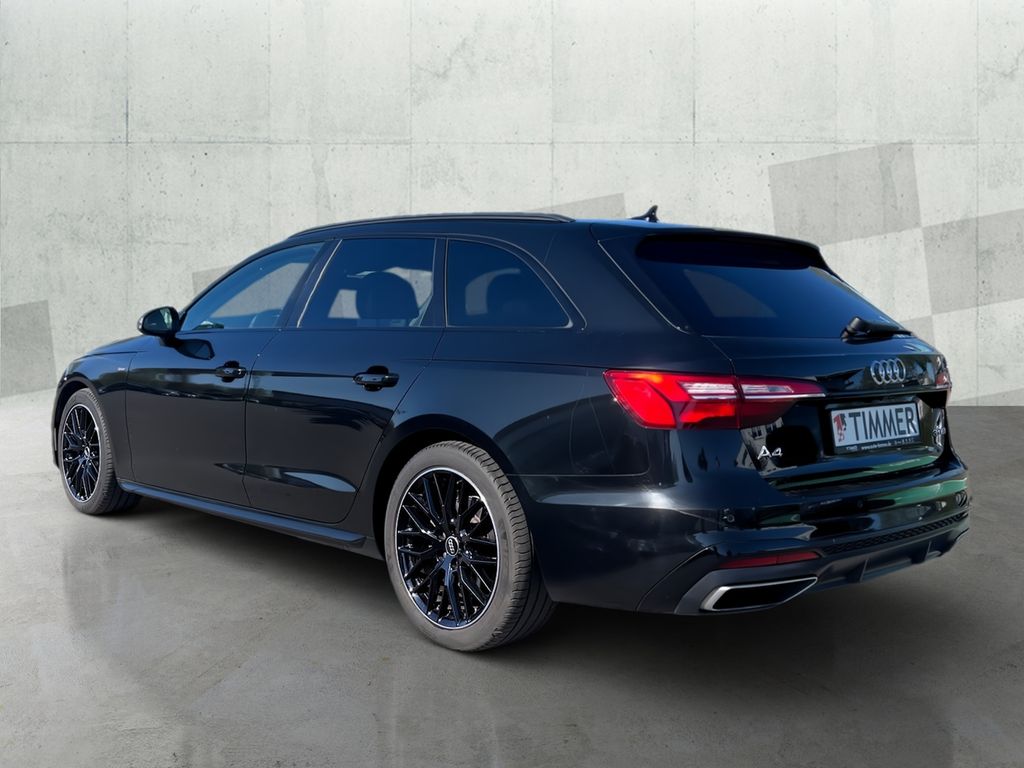 Audi A4 2023 г. Чёрный, пробег 53070 км