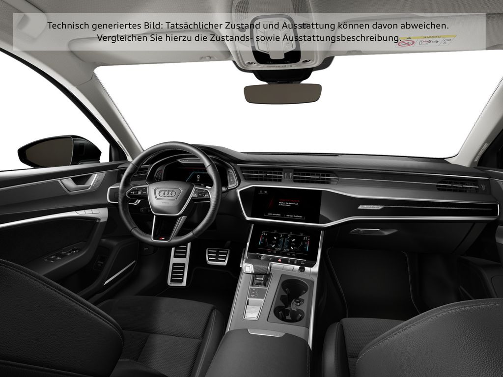 Audi S6 2024 г. Чёрный, пробег 26268 км