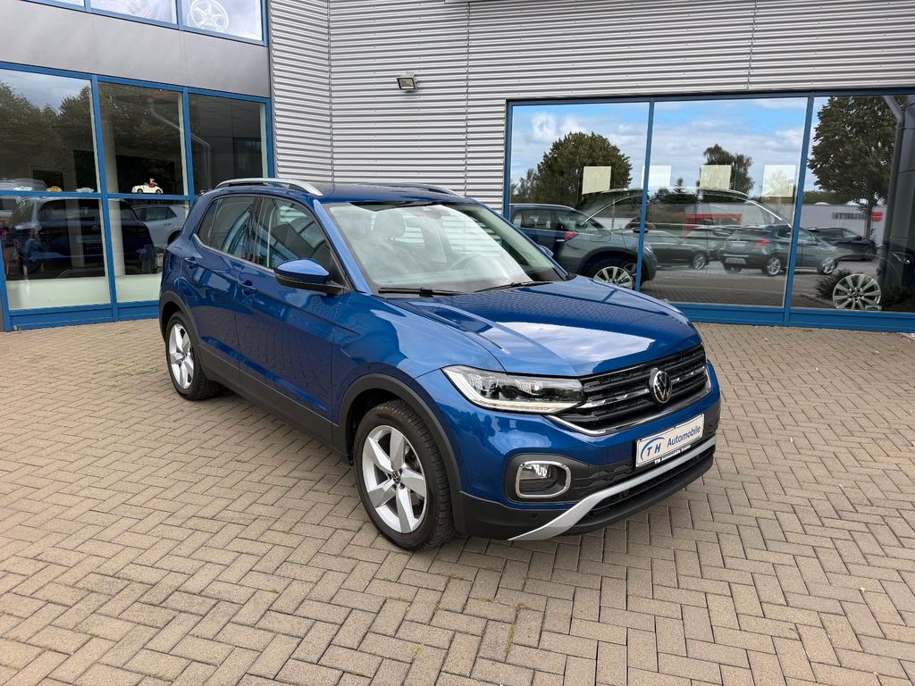 Volkswagen T-Cross 2021 г. Синий, пробег 19494 км
