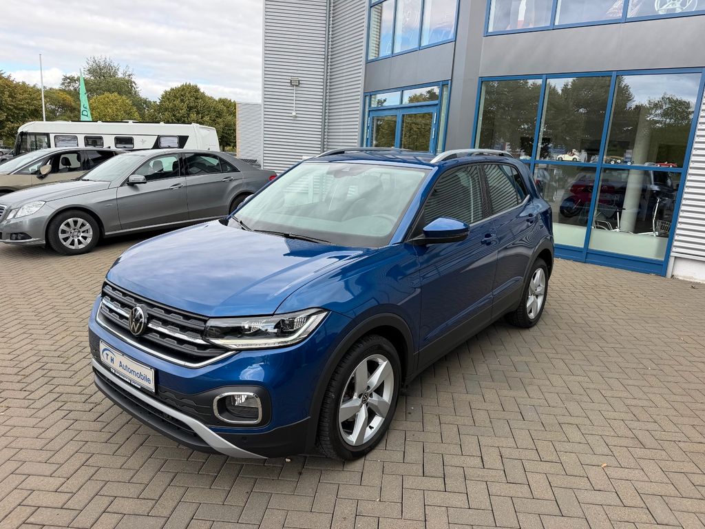 Volkswagen T-Cross 2021 г. Синий, пробег 19494 км
