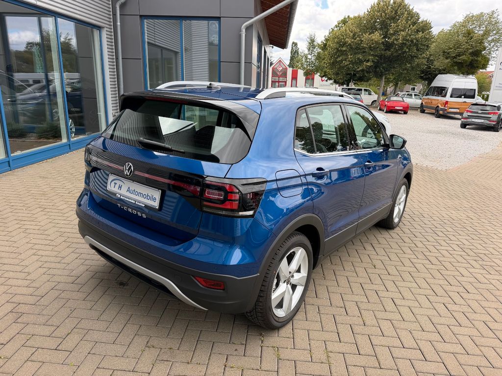 Volkswagen T-Cross 2021 г. Синий, пробег 19494 км
