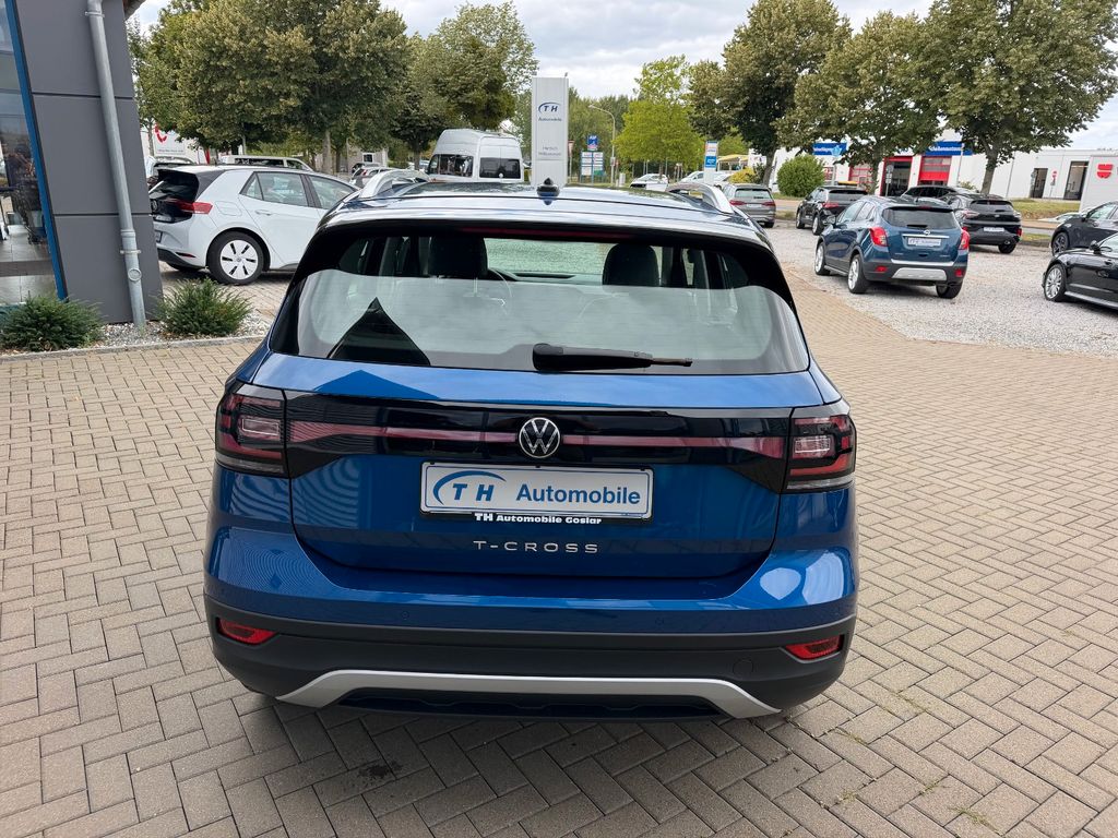 Volkswagen T-Cross 2021 г. Синий, пробег 19494 км