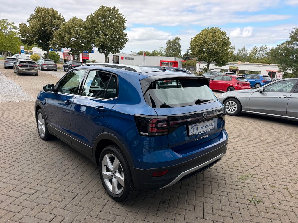 Volkswagen T-Cross 2021 г. Синий, пробег 19494 км
