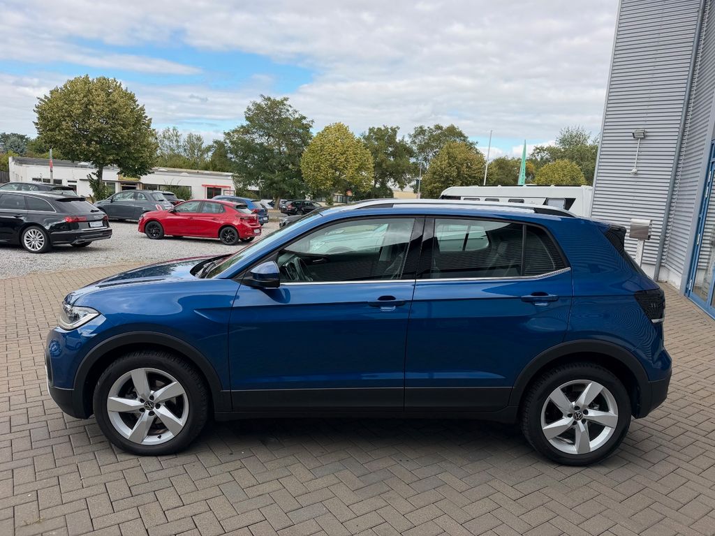 Volkswagen T-Cross 2021 г. Синий, пробег 19494 км