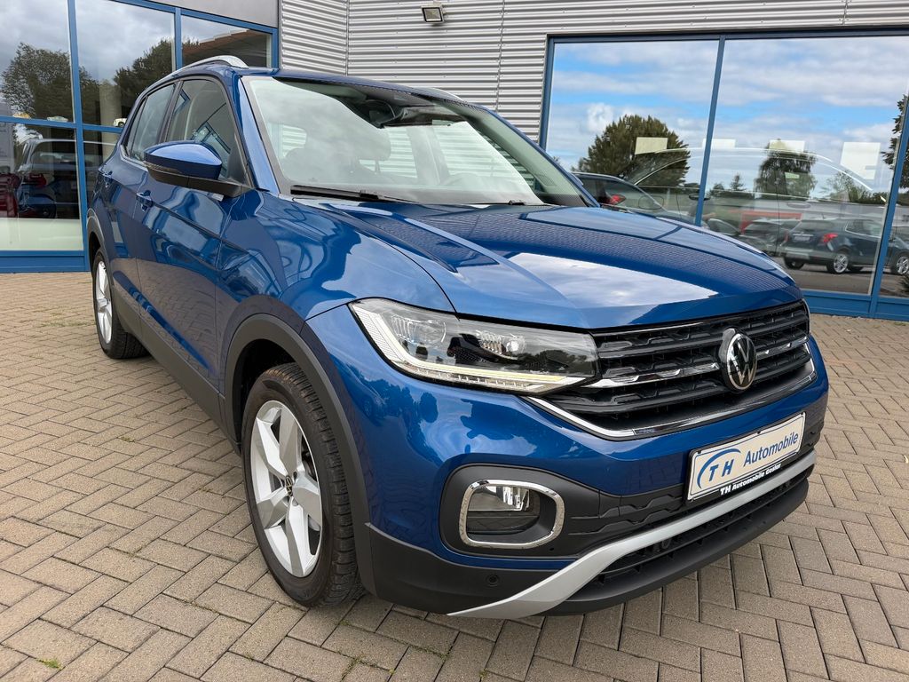 Volkswagen T-Cross 2021 г. Синий, пробег 19494 км