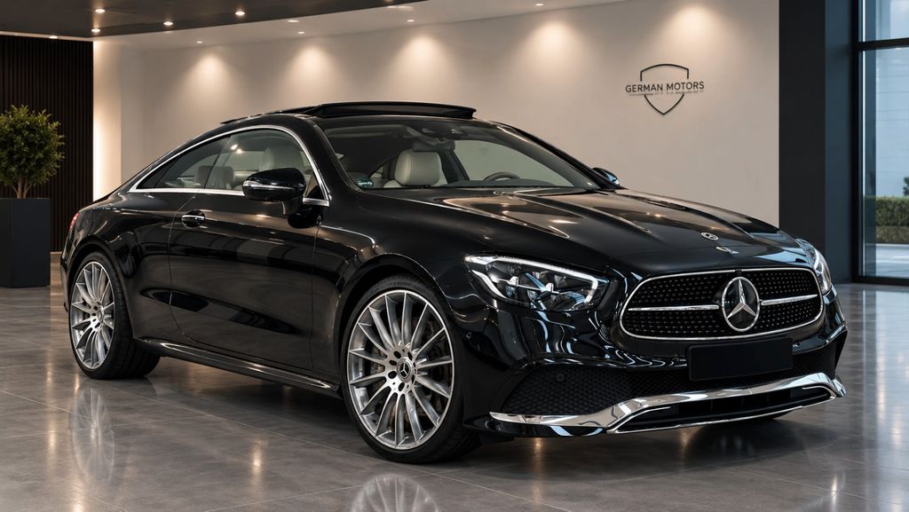 Mercedes-Benz E 300 2021 г. Чёрный, пробег 28124 км