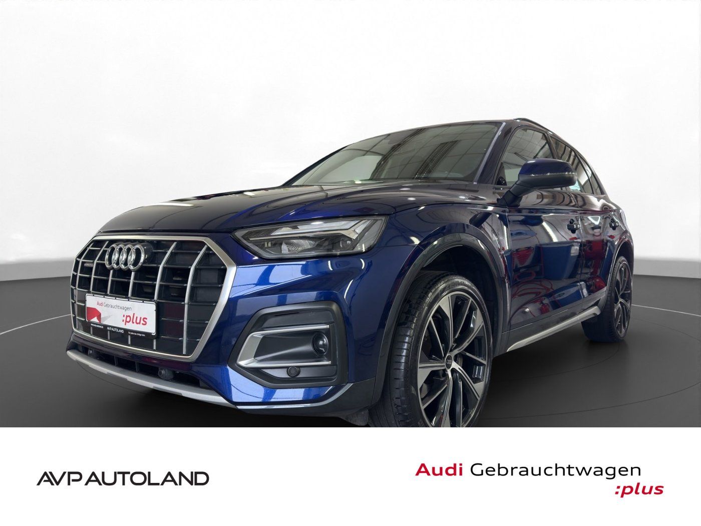Audi Q5 2023 г. Синий, пробег 47696 км