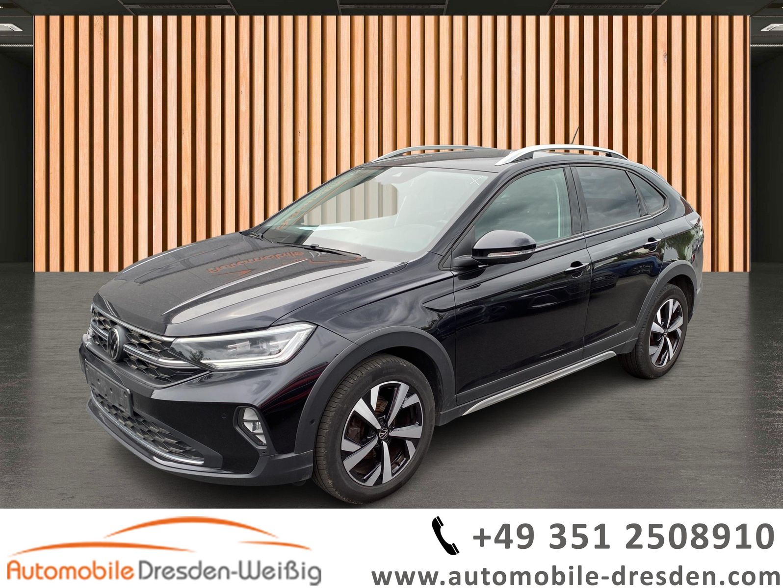 Volkswagen Taigo 2023 г. Чёрный, пробег 57401 км