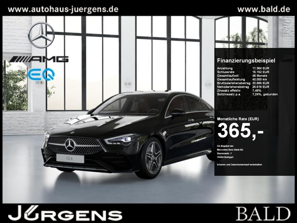 Mercedes-Benz CLA 200 2025 г. Чёрный, пробег 29817 км