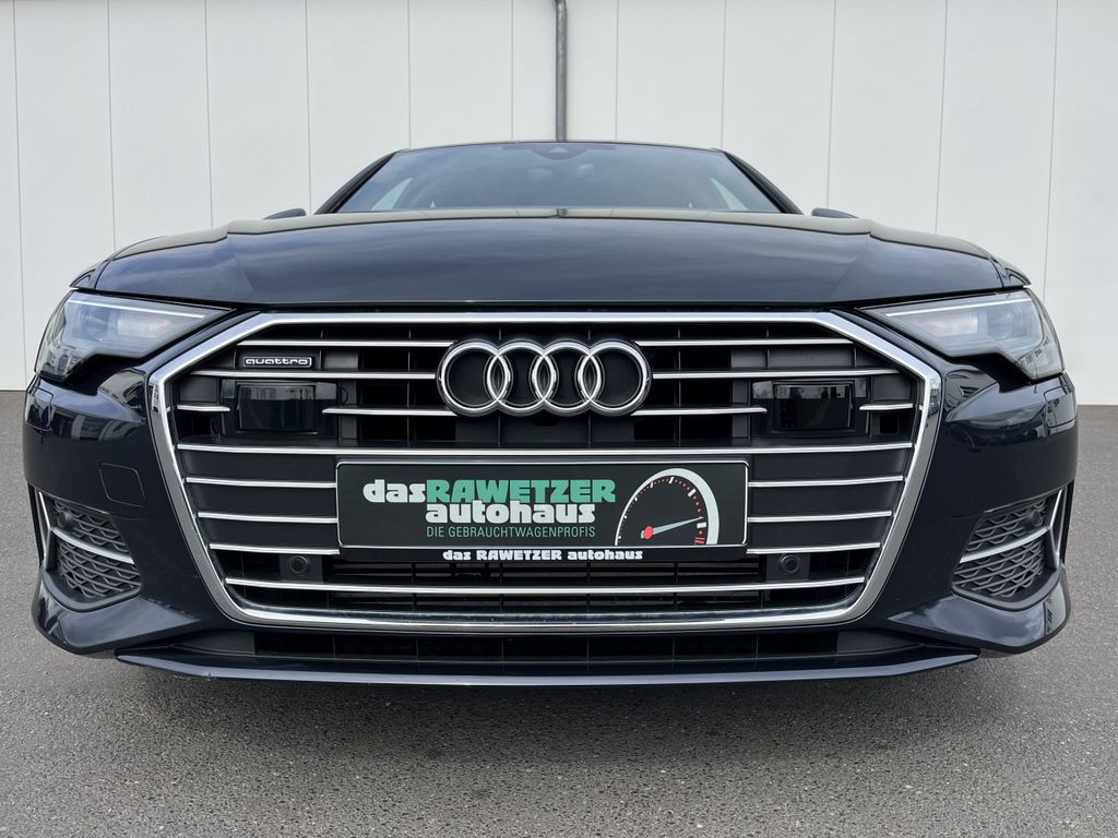 Audi A6 2023 г. Синий, пробег 55187 км