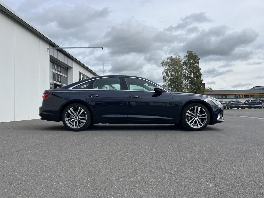Audi A6 2023 г. Синий, пробег 55187 км