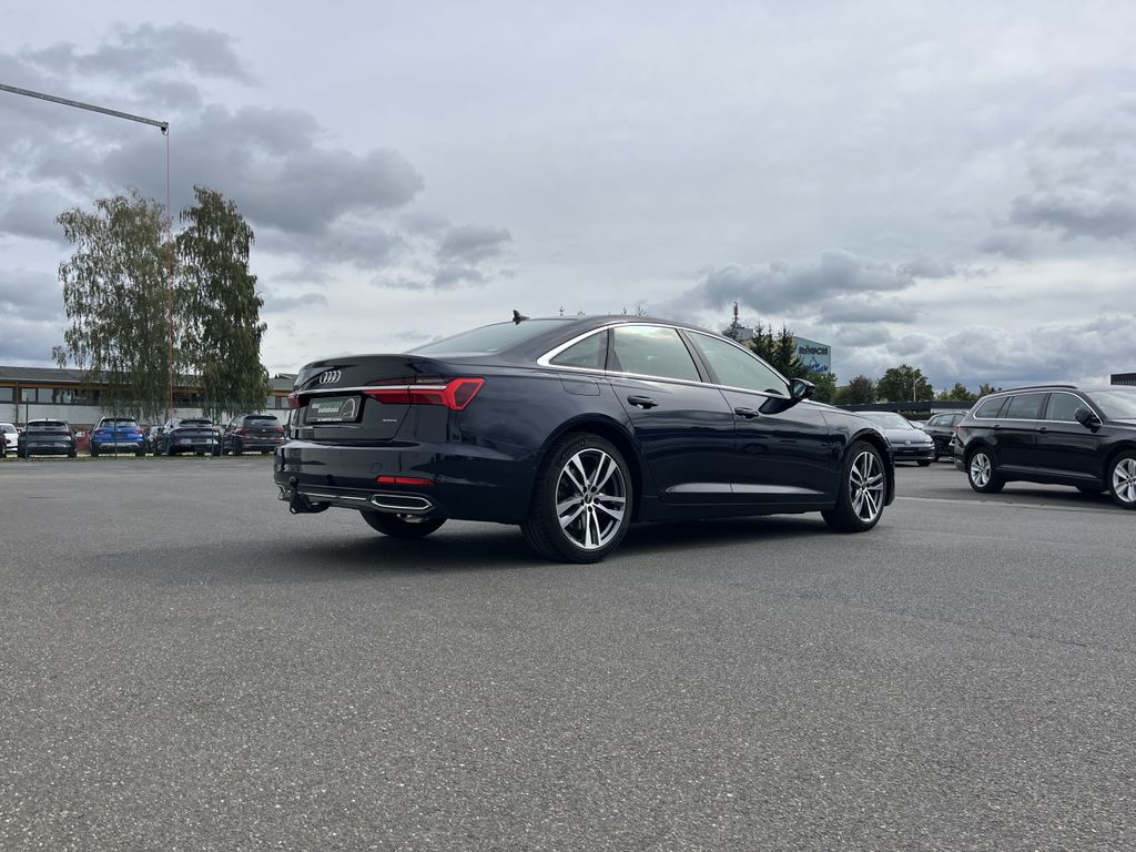 Audi A6 2023 г. Синий, пробег 55187 км