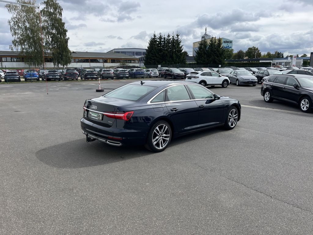Audi A6 2023 г. Синий, пробег 55187 км