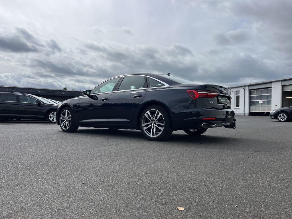 Audi A6 2023 г. Синий, пробег 55187 км