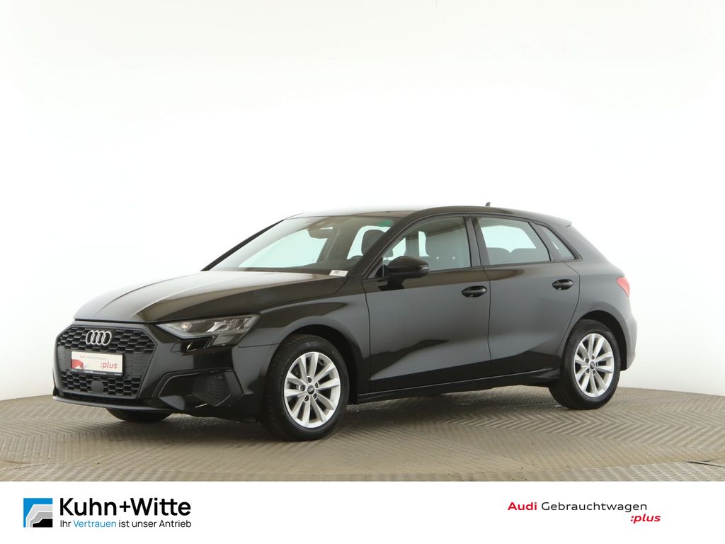 Audi A3 2023 г. Чёрный, пробег 48779 км
