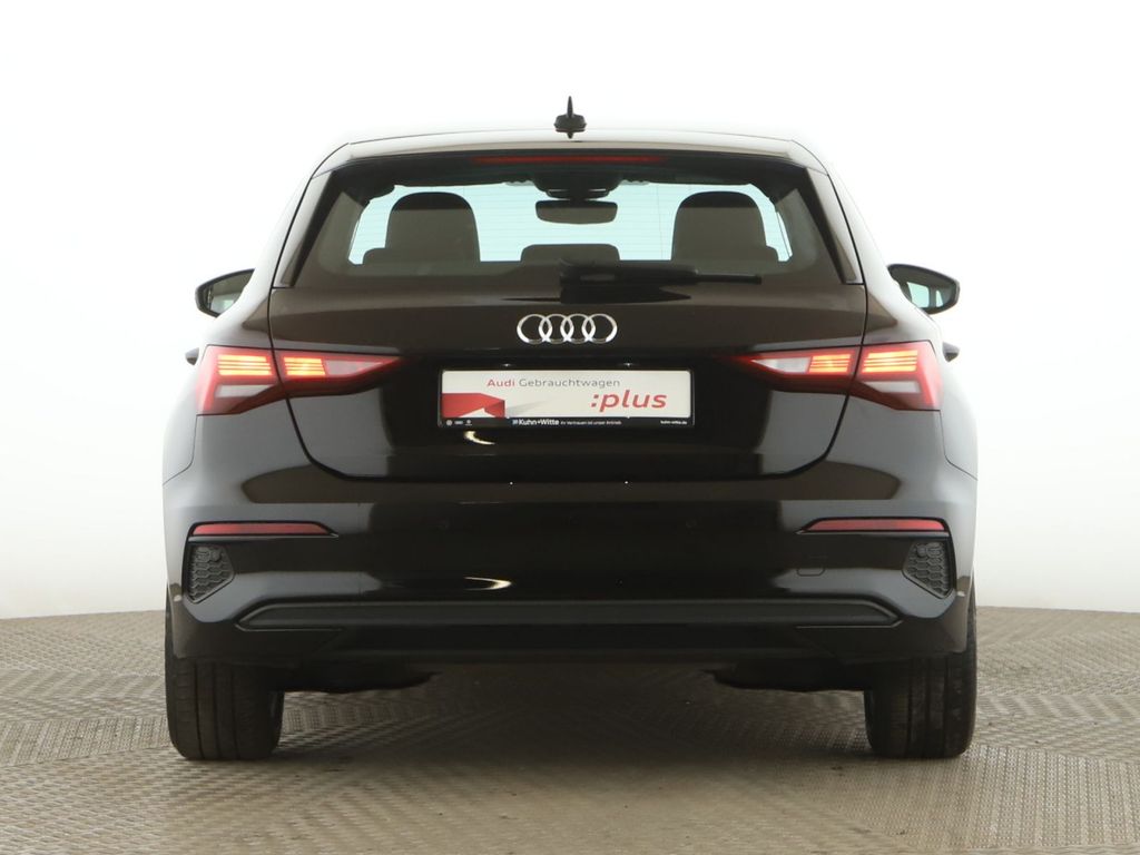 Audi A3 2023 г. Чёрный, пробег 48779 км