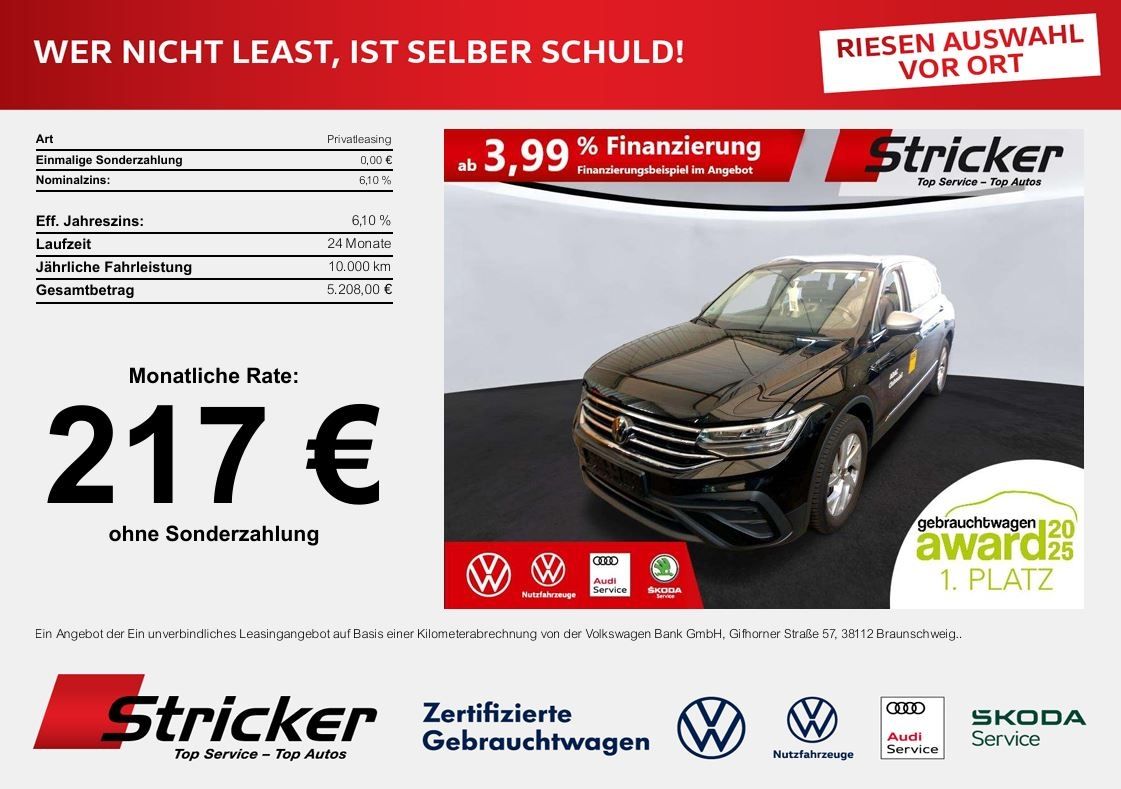 Volkswagen TIGUAN ALLSPACE 2025 г. Чёрный, пробег 26524 км