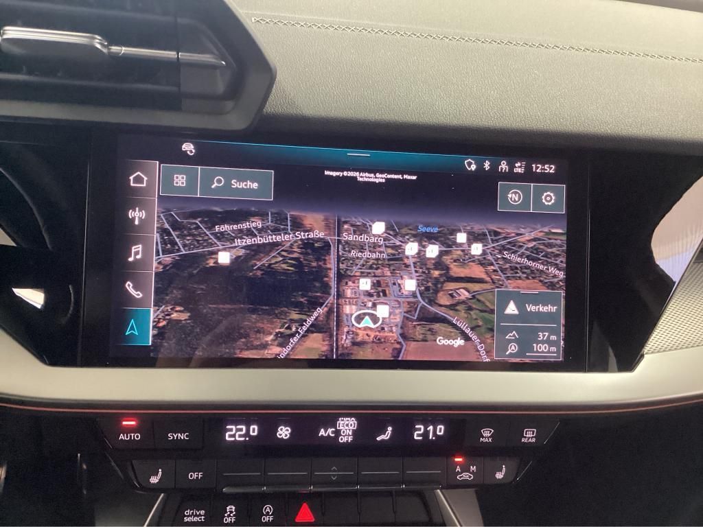 Audi A3 2022 г. Красный, пробег 52350 км