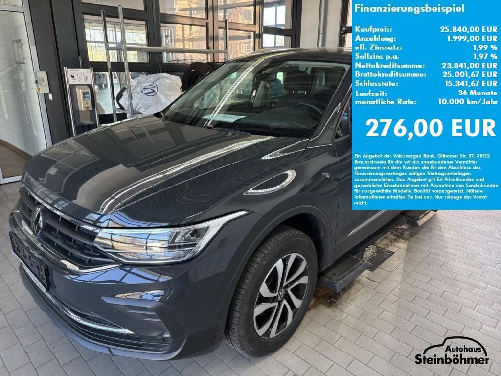 Volkswagen Tiguan 2022 г. Серый, пробег 39905 км