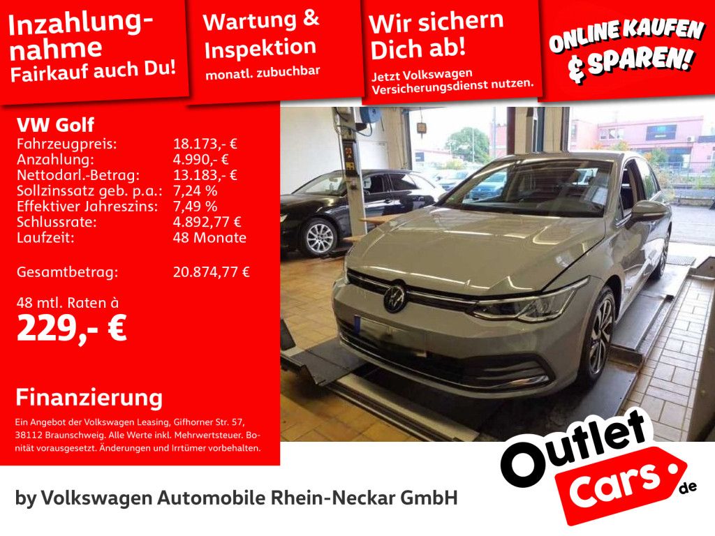 Volkswagen Golf 2022 г. Серый, пробег 40974 км