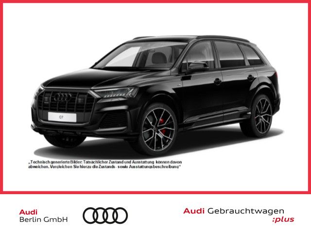 Audi Q7 2022 г. Чёрный, пробег 50260 км