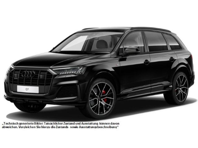 Audi Q7 2022 г. Чёрный, пробег 50260 км