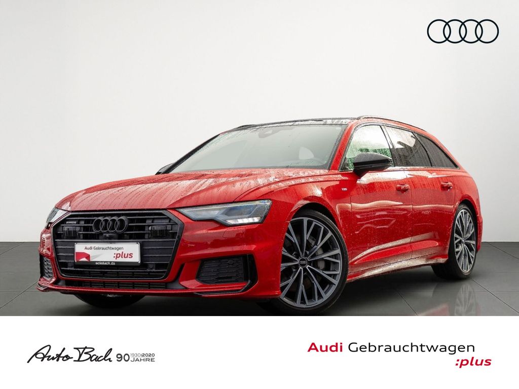 Audi A6 2022 г. Красный, пробег 55050 км