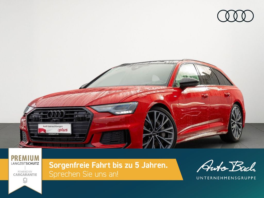 Audi A6 2022 г. Красный, пробег 55050 км