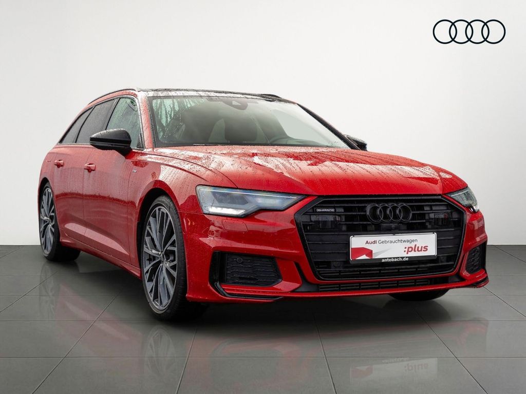 Audi A6 2022 г. Красный, пробег 55050 км