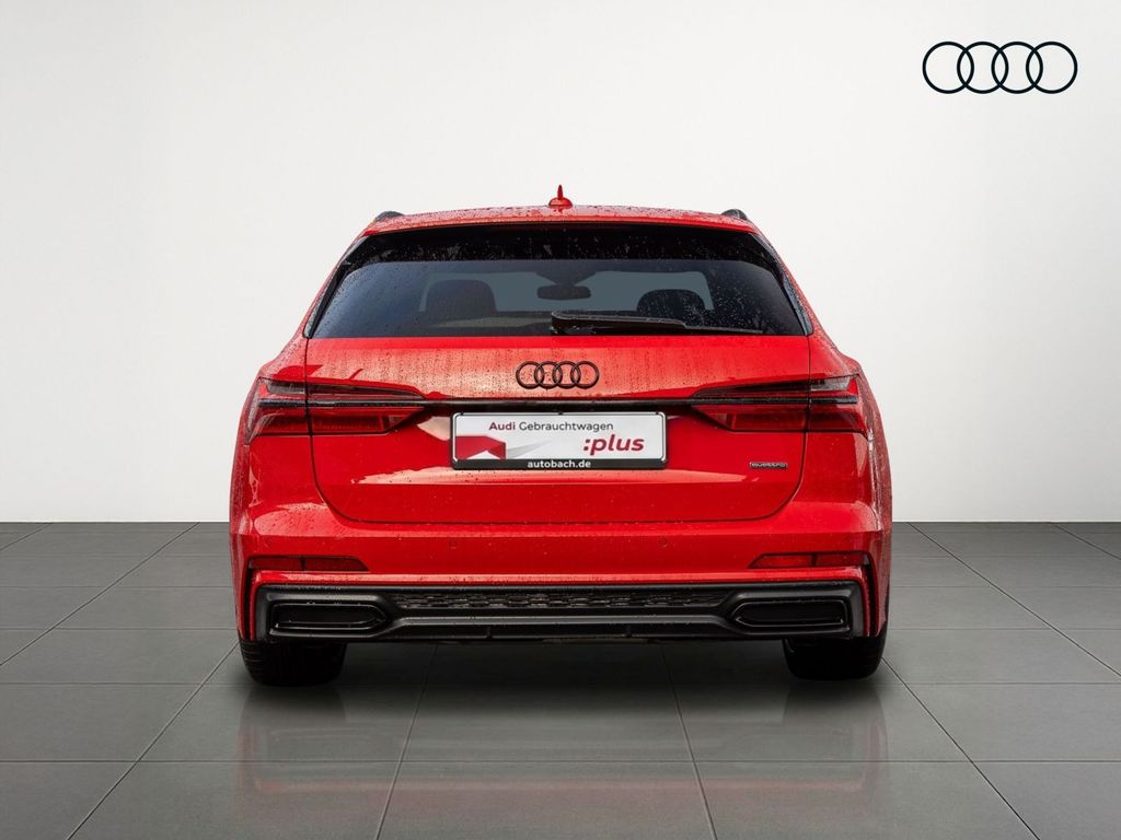 Audi A6 2022 г. Красный, пробег 55050 км