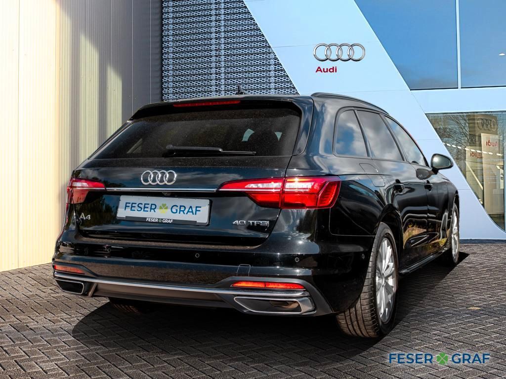 Audi A4 2022 г. Чёрный, пробег 45154 км