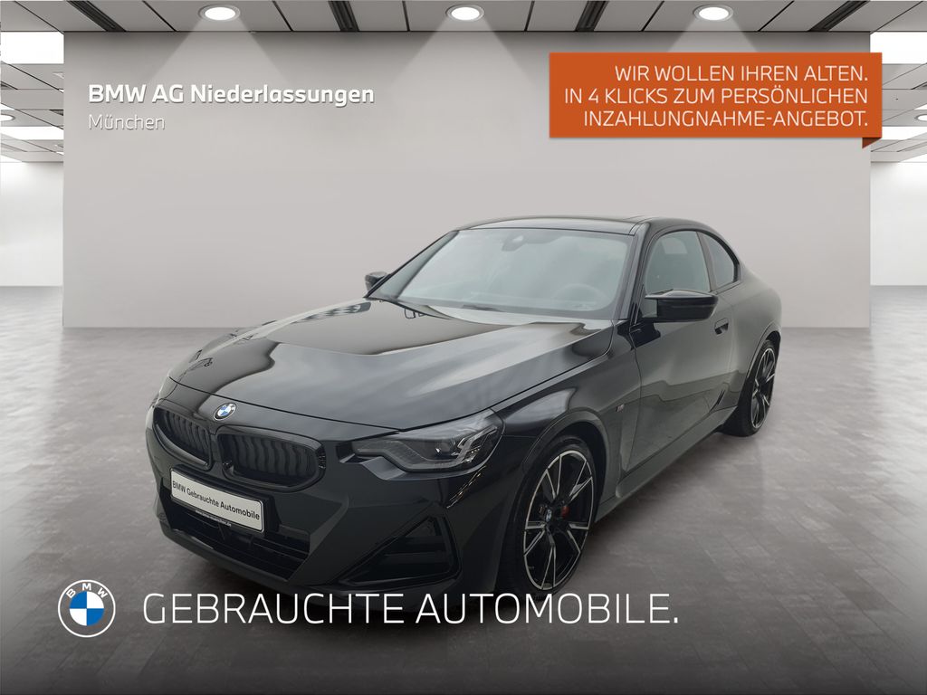 BMW M240I 2023 г. Чёрный, пробег 9322 км