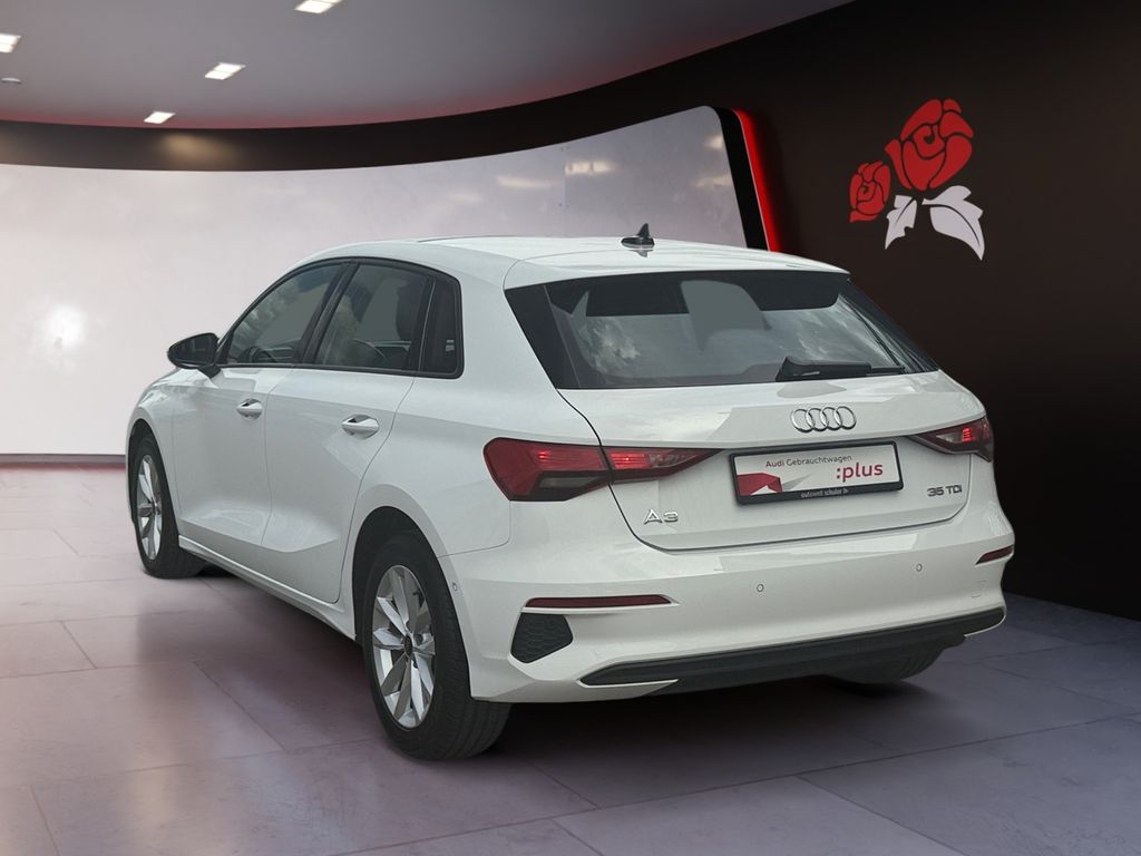 Audi A3 2023 г. Белый, пробег 44994 км