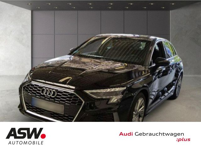 Audi A3 2023 г. Чёрный, пробег 33400 км
