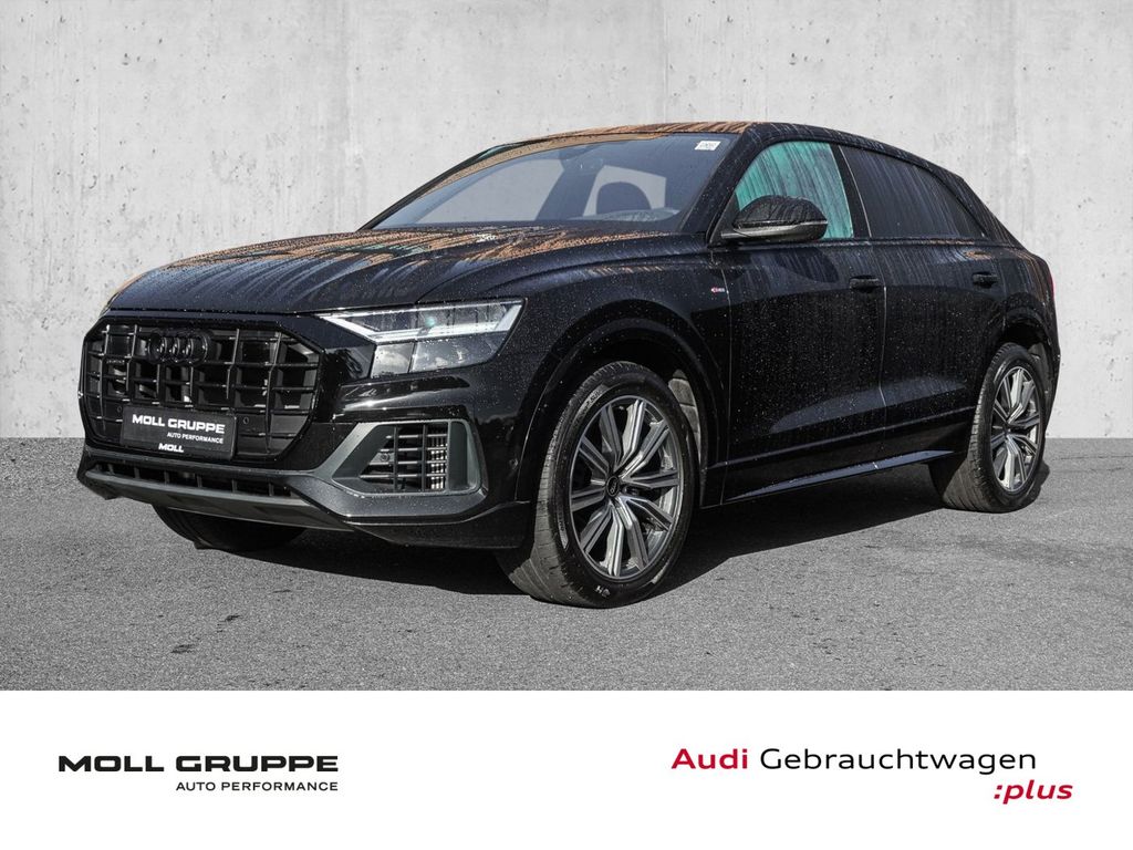 Audi Q8 2023 г. Чёрный, пробег 28734 км