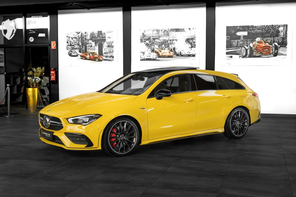 Mercedes-Benz CLA 35 AMG SHOOTING BRAKE 2021 г. Жёлтый, пробег 46700 км