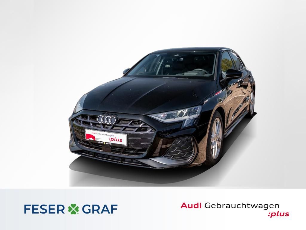 Audi A3 2025 г. Чёрный, пробег 27419 км
