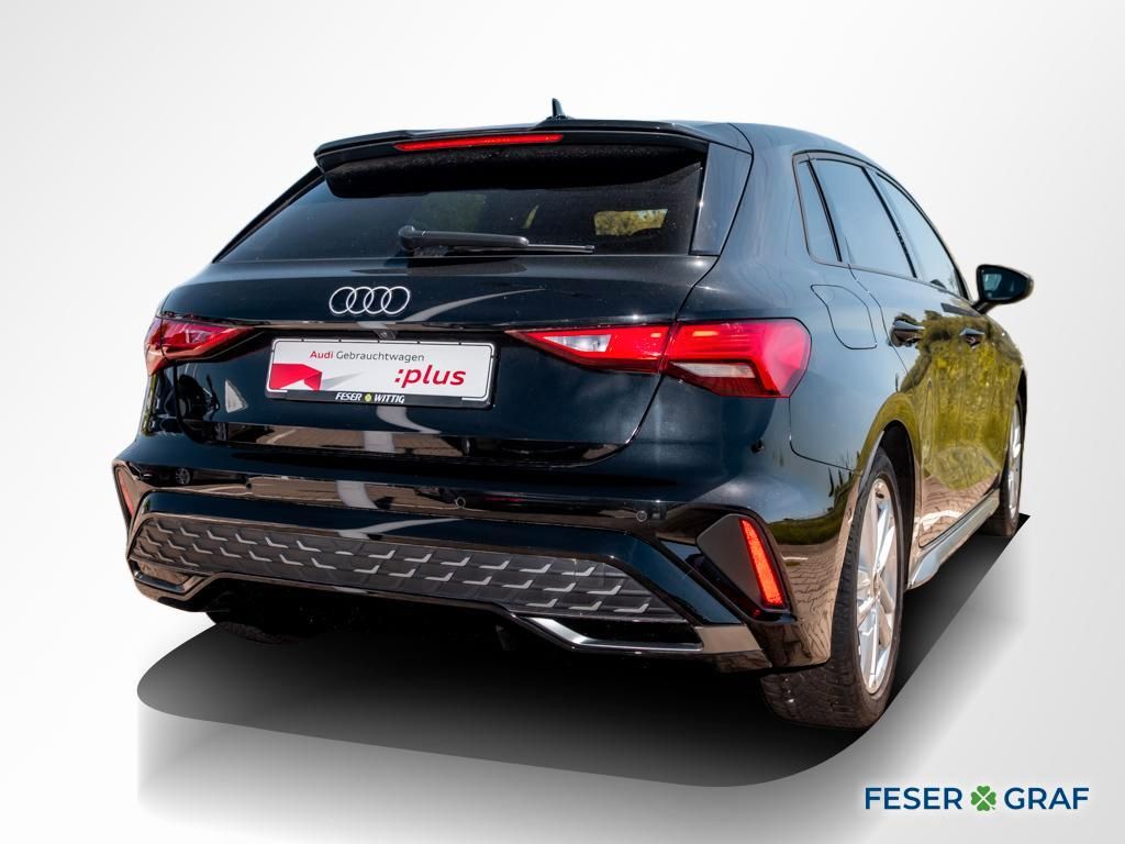 Audi A3 2025 г. Чёрный, пробег 27419 км