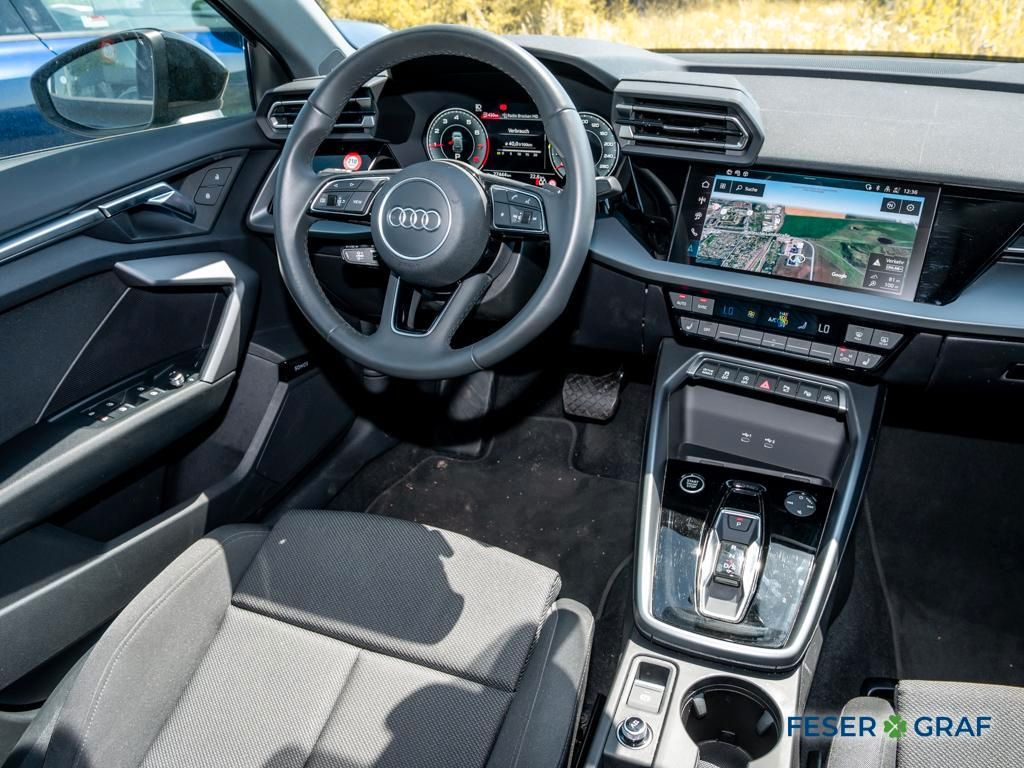 Audi A3 2025 г. Чёрный, пробег 27419 км