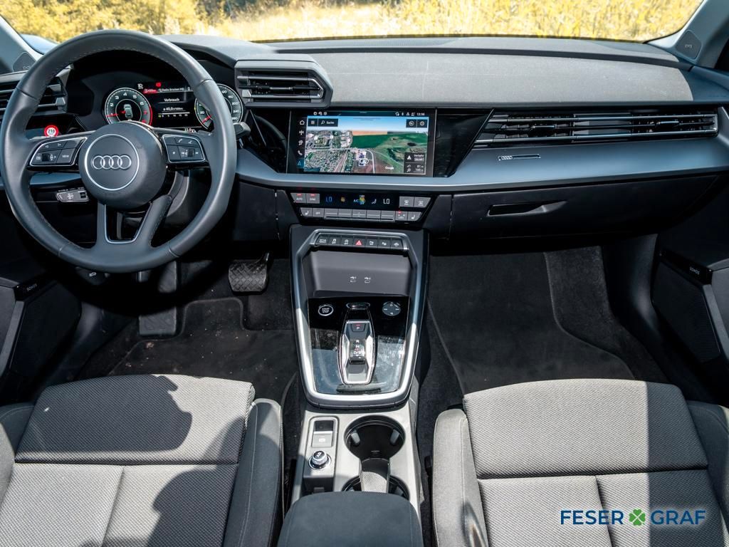 Audi A3 2025 г. Чёрный, пробег 27419 км