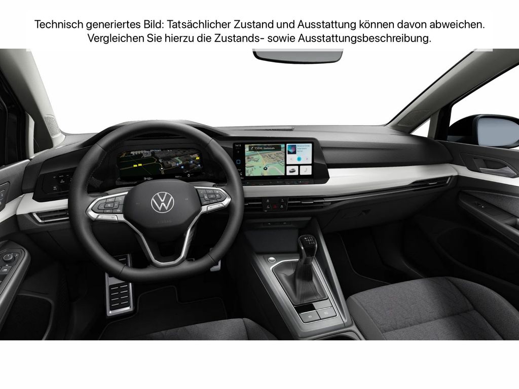Volkswagen Golf 2024 г. Чёрный, пробег 38075 км