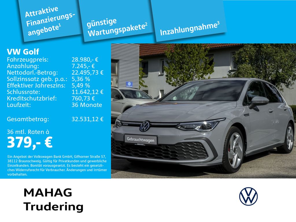 Volkswagen Golf 2023 г. Серый, пробег 52020 км