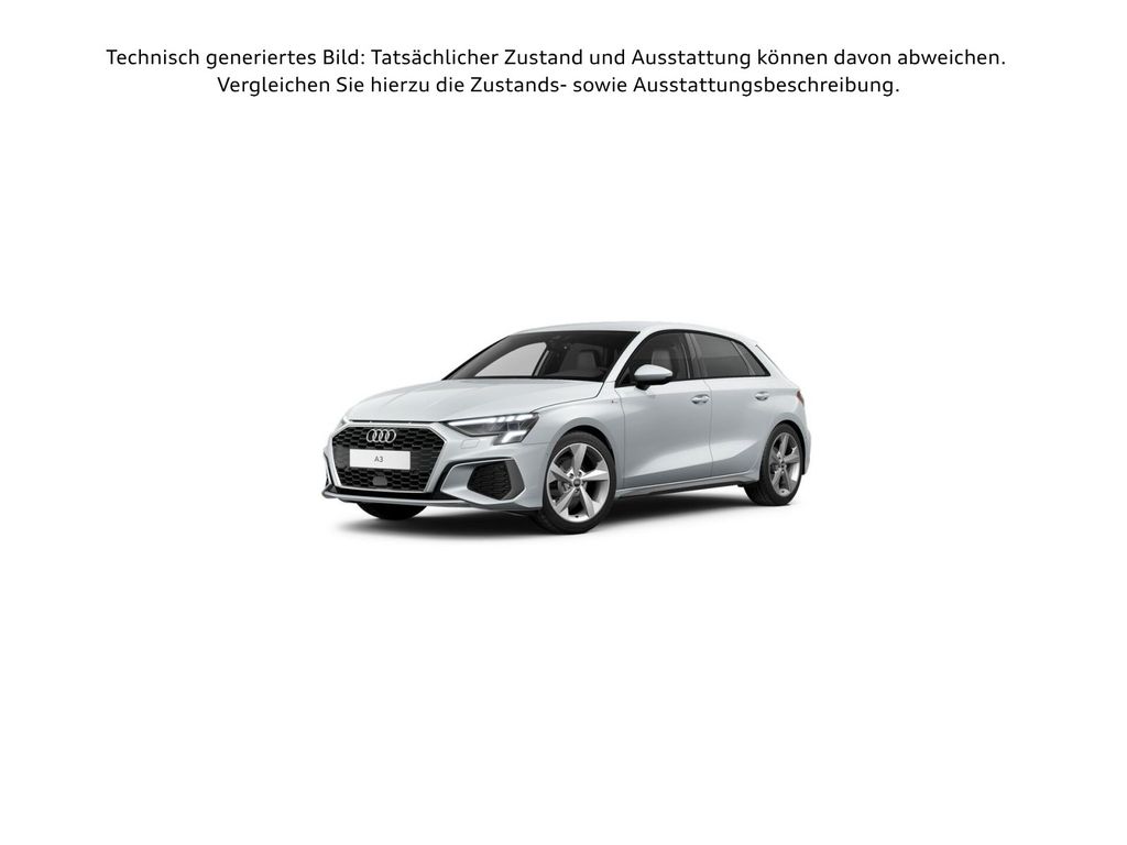 Audi A3 2023 г. Белый, пробег 41169 км