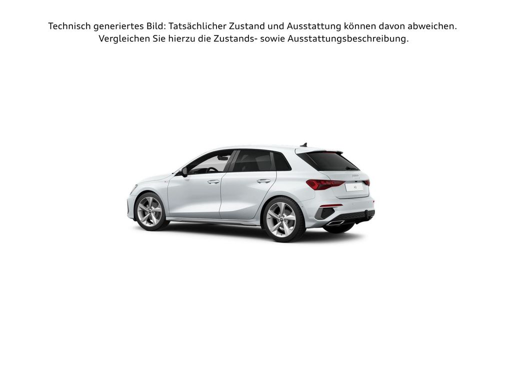 Audi A3 2023 г. Белый, пробег 41169 км