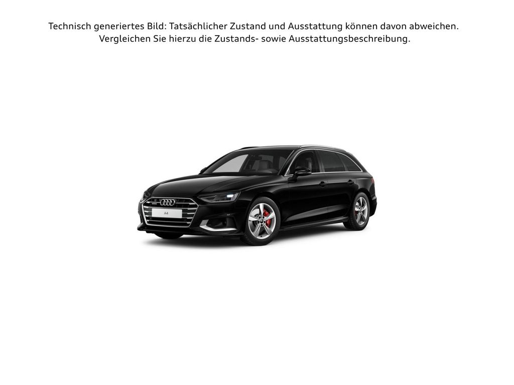 Audi A4 2023 г. Чёрный, пробег 44748 км