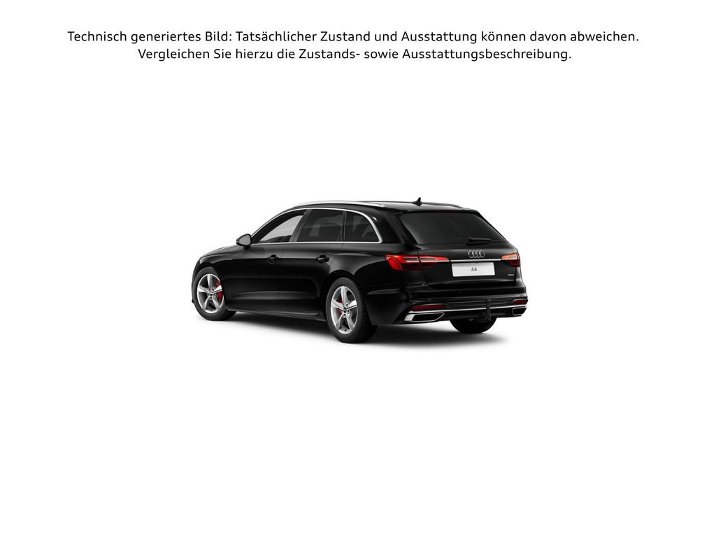 Audi A4 2023 г. Чёрный, пробег 44748 км