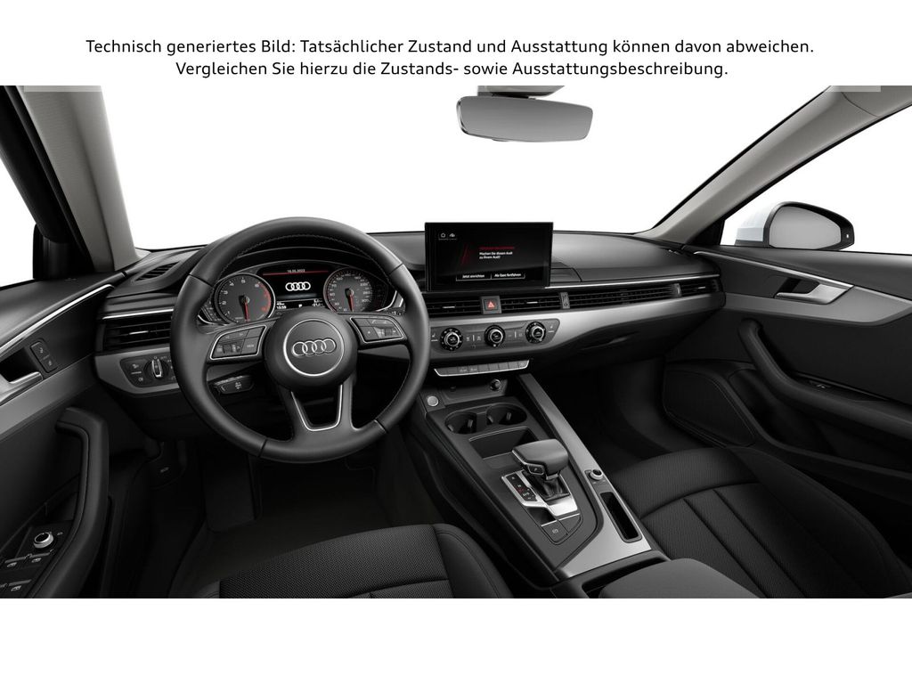 Audi A4 2023 г. Белый, пробег 38030 км